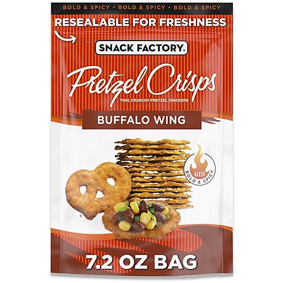 Is it Low FODMAP? Snack Factory Pretzel Crisps Buffalo Wing