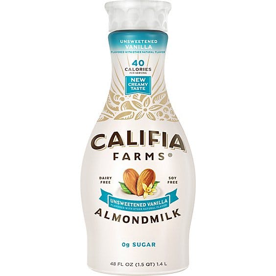 Is it Pescatarian? Califia Farms Unsweetened Vanilla Almond Milk