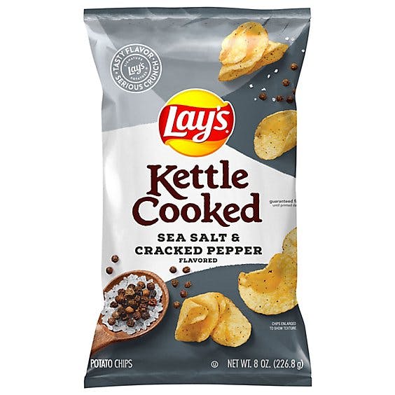 Is it Soy Free? Lay's Kettle Sea Salt & Cracked Pepper Cooked Potato Chips