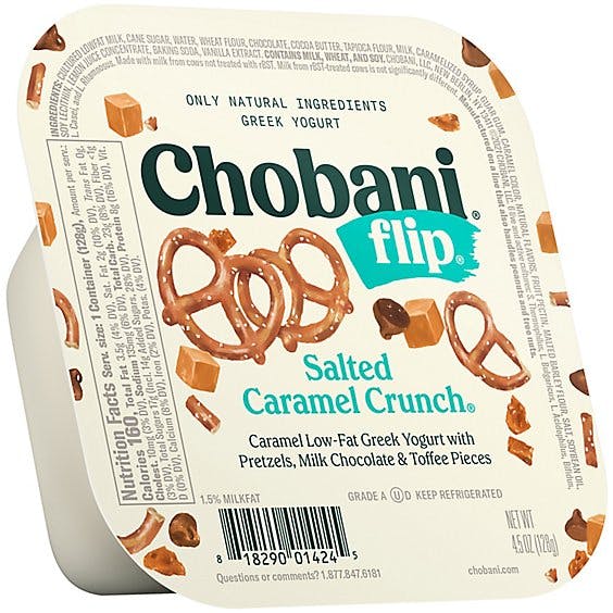 Is it Milk Free? Chobani Flip Salted Caramel Crunch