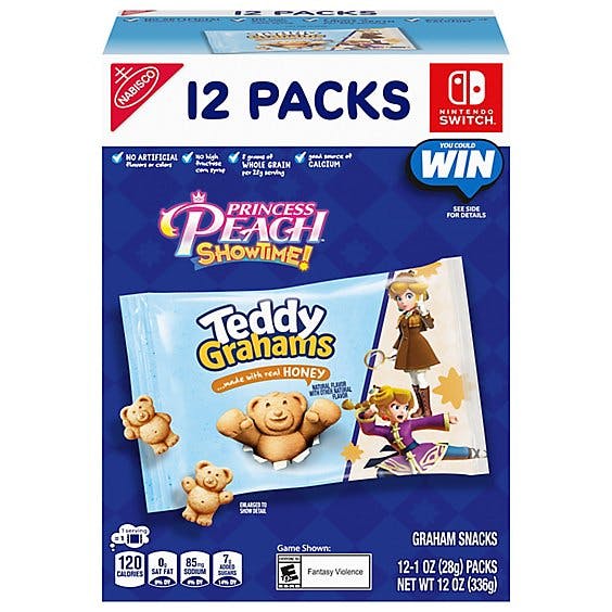 Is it Vegetarian? Teddy Grahams Honey Graham Crackers Snack Packs