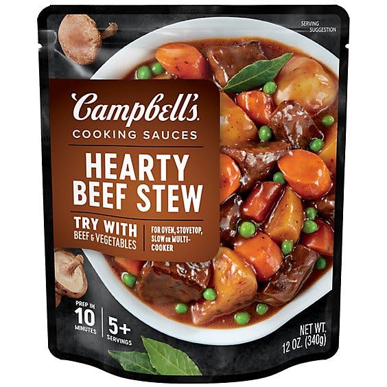 Is it Soy Free? Campbells Sauces Slow Cooker Beef Stew Pouch