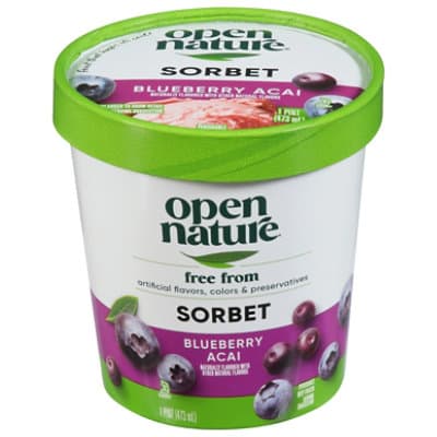 Open Nature Sorbet Blueberry Acai