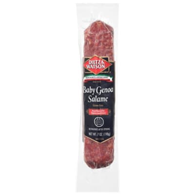 Dietz & Watson Salami Baby Genoa