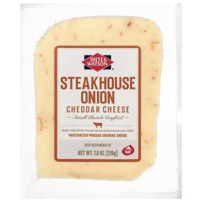 Dietz & Watson Artisan Cheese Cheddar Steakhouse Onion