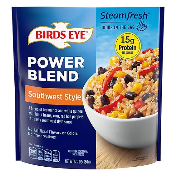 Is it Egg Free? Birds Eye Power Blend Southwest Style Steamfresh