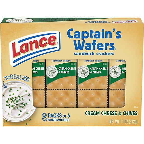 Is it Milk Free? Lance Captains Wafers Crackers Sandwiches Cheese & Chives On-the-go Packs