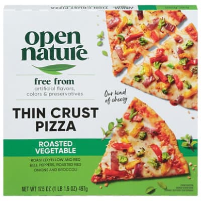 Open Nature Pizza Thin Crust Roasted Vegetable