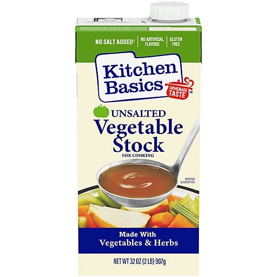 Is it Vegetarian? Kitchen Basics Unsalted Vegetable Stock