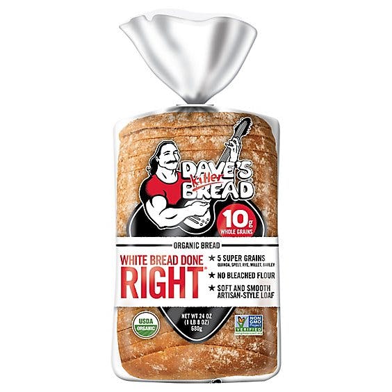 Is it Peanut Free? Dave's Killer Bread Organic White Bread Done Right