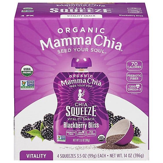 Is it Gluten Free? Mamma Chia Blackberry Bliss Chia Squeeze Vitality Snack