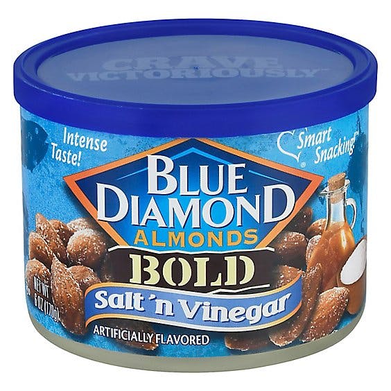 Is it Soy Free? Blue Diamond Almonds Bold Salt N Vinegar