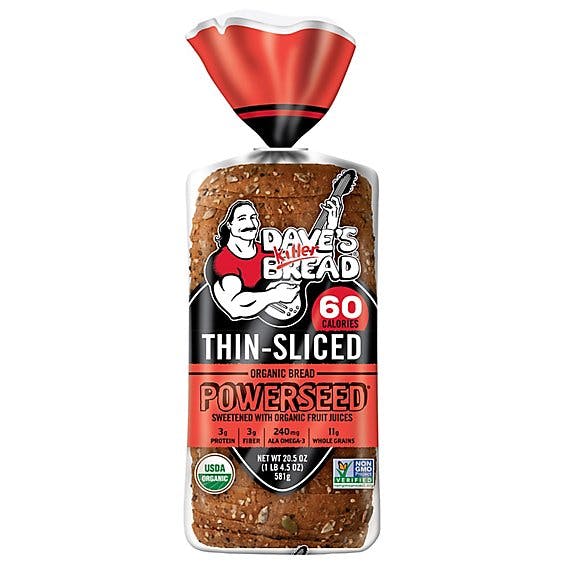 Is it Soy Free? Dave's Killer Bread Powerseed Thin-sliced, Seeded Organic Bread, Loaf