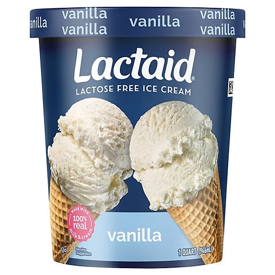 Is it Dairy Free? Lactaid Vanilla 100% Lactose Free Ice Cream