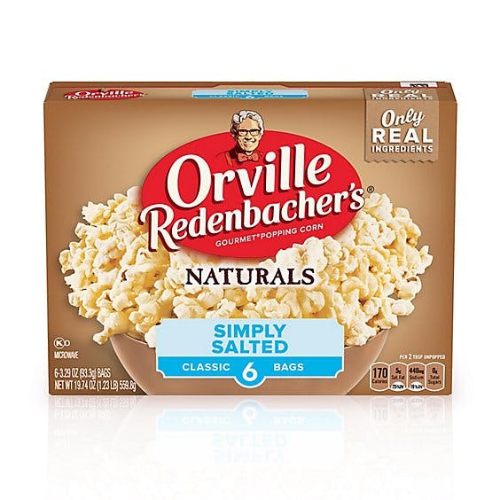 Is it Peanut Free? Orville Redenbacher's Naturals Simply Salted Microwave Popcorn