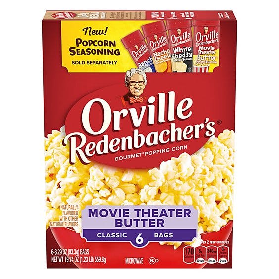 Is it Pescatarian? Orville Redenbacher's Movie Theater Butter Microwave Popcorn Classic Bag