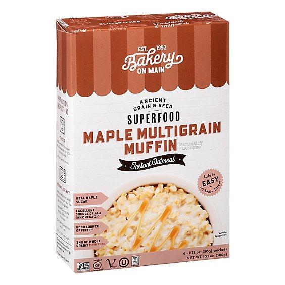 Is it Sesame Free? Bakery On Main Oatmeal Instant Maple Multigrain Muffin