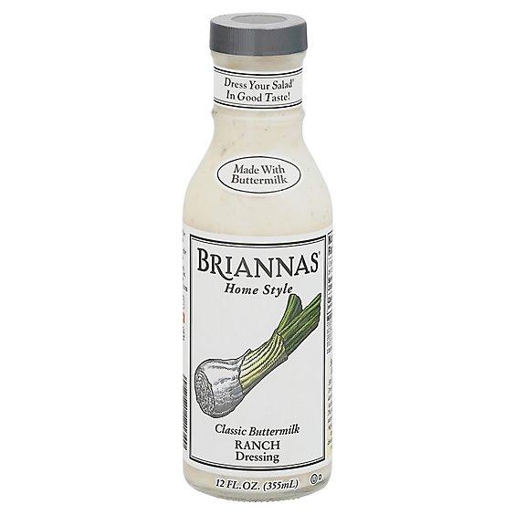 Is it Tree Nut Free? Briannas Dressing Home Style Ranch Classic Buttermilk