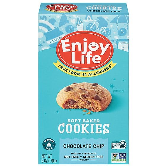 Is it Vegan? Enjoy Life Cookies Soft Baked Chocolate Chip Cookies