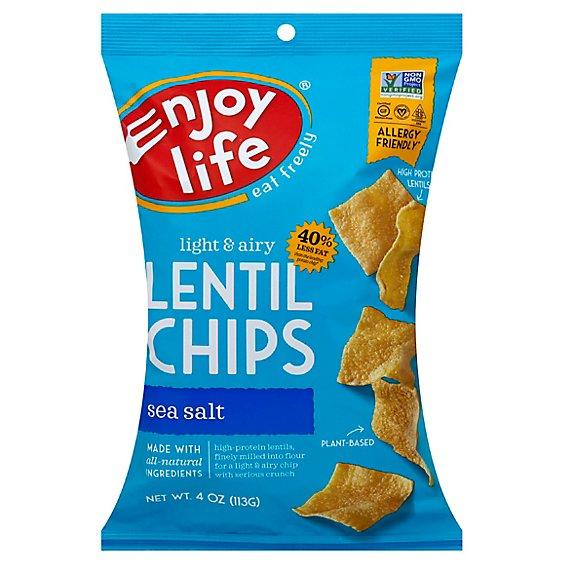 Is it Tree Nut Free? Enjoy Life Sea Salt Lentil Chips, Dairy Free Chips