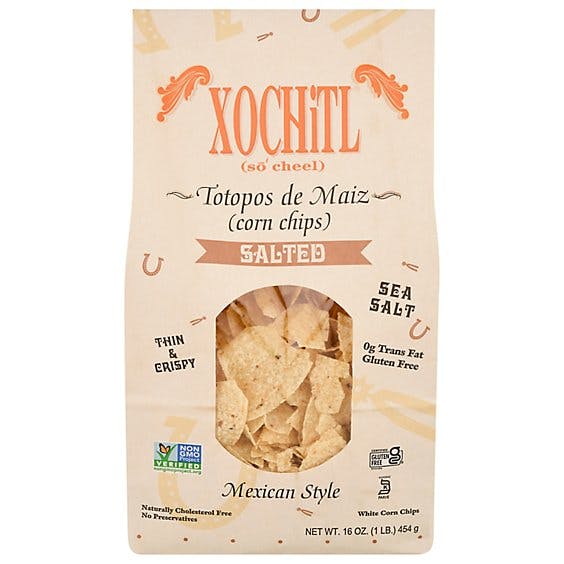 Is it Pescatarian? Xochitl Corn Chips Mexican Style White Sea Salt