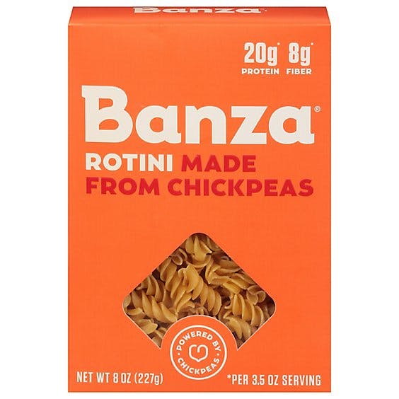Is it Lactose Free? Banza Rotini Made From Chickpeas