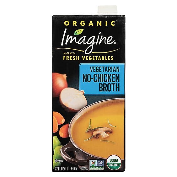 Is it Vegetarian? Imagine Foods Organic No Chicken Broth