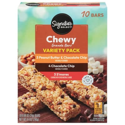 Signature Select Granola Bars Chewy Variety
