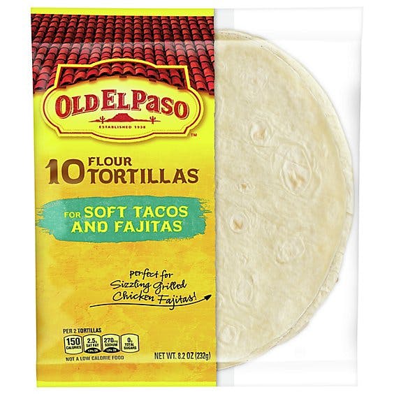 Is it Tree Nut Free? Old El Paso Flour Tortillas, For Soft Tacos And Fajitas