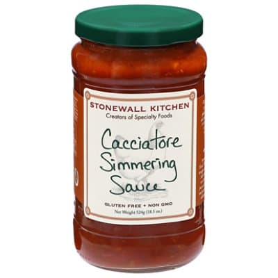 Stonewall Kitchen Simmering Sauce Cacciatore Jar