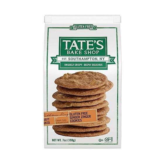 Is it Dairy Free? Tate's Bake Shop Gluten Free Ginger Zinger Cookies