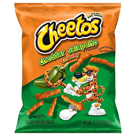 Is it Gluten Free? Cheetos Snacks Cheese Flavored Crunchy Cheddar Jalapeno