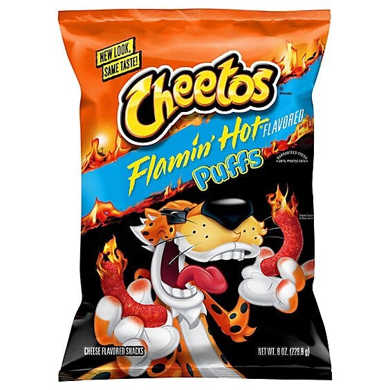 Is it Paleo? Cheetos Snacks Cheese Flavored Puffs Flamin Hot