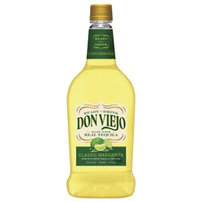Don Viejo Margarita Classic Lime Made With Tequila Triple Sec & Certified Color