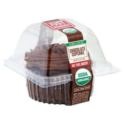 Just Desserts Cupcake, Organic, Chocolate