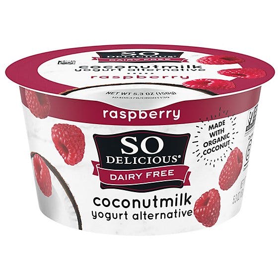 So Delicious Raspberry Dairy Free Coconutmilk Yogurt Alternative