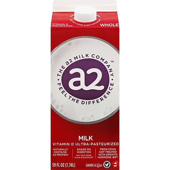 Is it Soy Free? The A2 Milk Company A2 Ultra-pasteurized Whole Milk