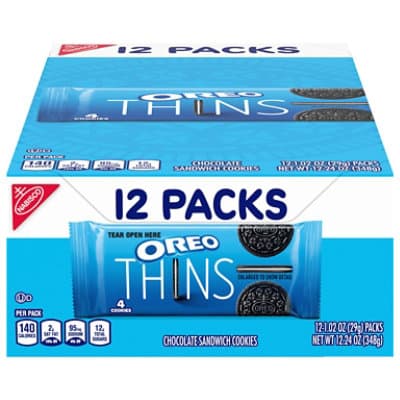 Oreo Cookies Sandwich Chocolate Thins Multipack