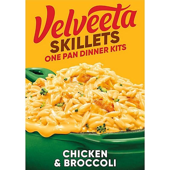 Is it Fish Free? Velveeta Skillets Chicken Pasta Dinner Kit With Broccoli & Orzo