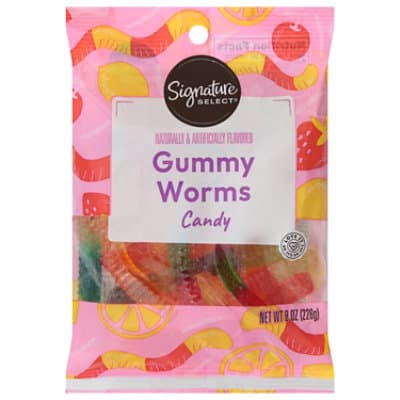 Signature Select Candy Gummi Worms