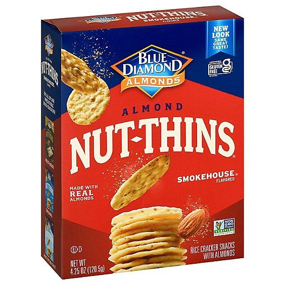 Is it Soy Free? Blue Diamond Nut Thins Cracker Snacks Almond Nut & Rice Smokehouse