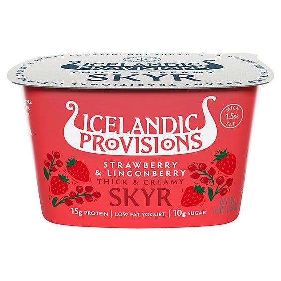 Is it Tree Nut Free? Icelandic Provisions Strawberry Lingonberry Thick & Creamy Skyr