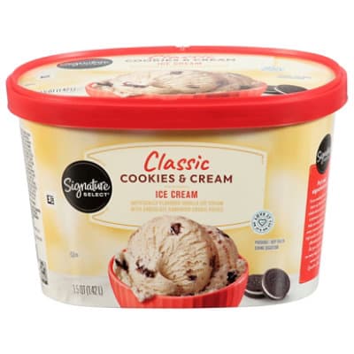 Signature Select Ice Cream Cookies N Cream