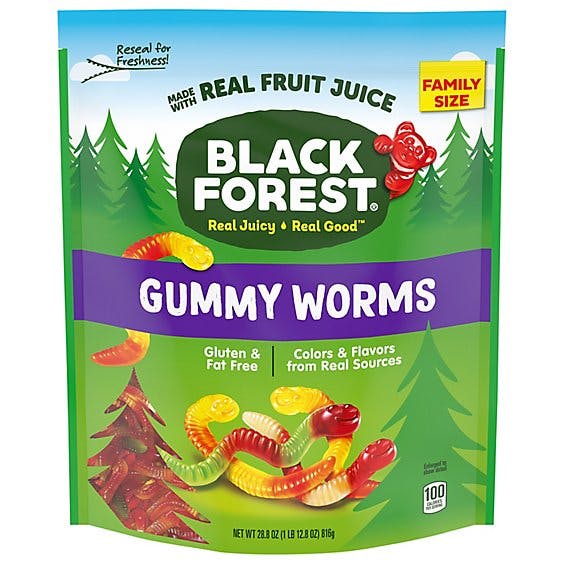 Is it Milk Free? Black Forest Gummy Worms With Real Fruit Juice