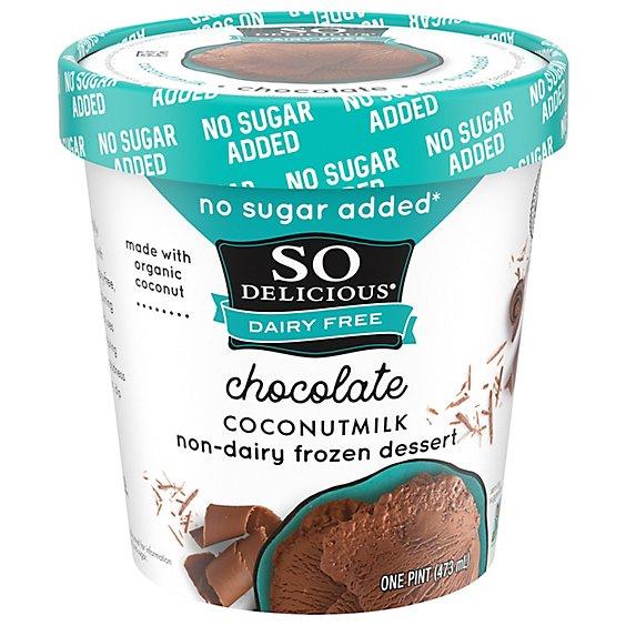 Is it Dairy Free? So Delicious Dairy Free Dairy Free Coconut Milk Dessert, Chocolate, No Sugar Added, Non-gmo Project Verified