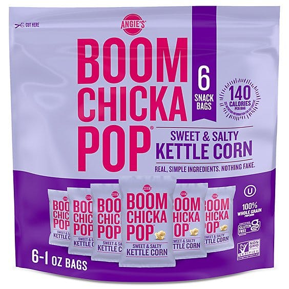 Is it Alpha Gal Friendly? Angie's Boomchickapop Sweet & Salty Kettle Corn, Pre-popped Popcorn Bags