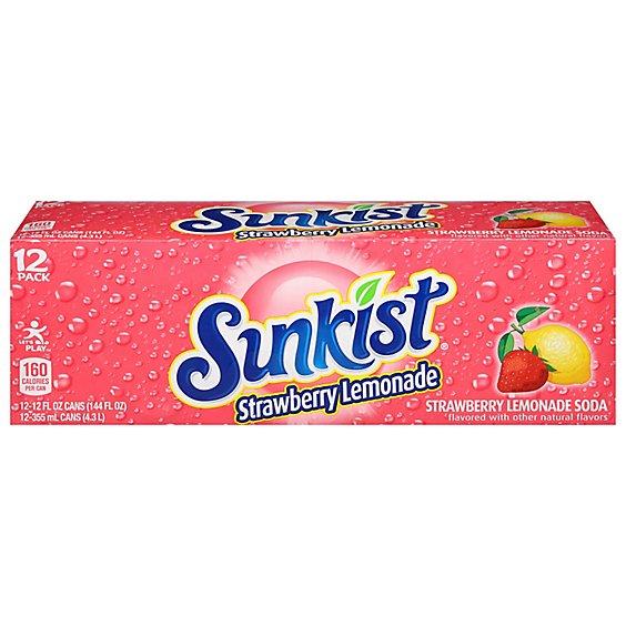 Is it Low FODMAP? Sunkist Strawberry Lemonade Soda Cans