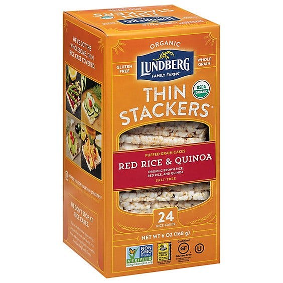 Is it Tree Nut Free? Lundberg Family Farms Organic Red Rice & Quinoa Thin Stackers