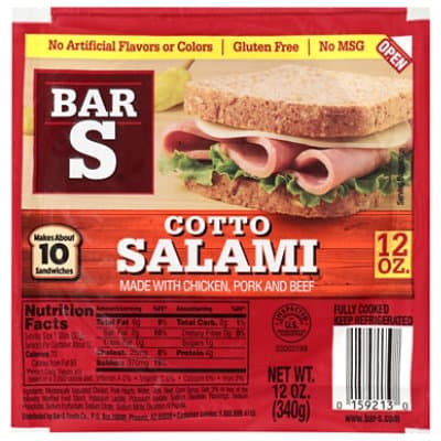 Bar-S Salami Cotto