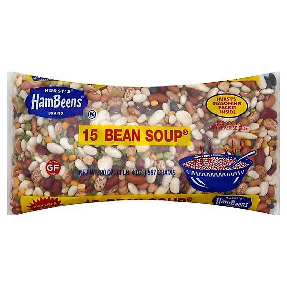 Is it Vegetarian? Hurst Hambeens Dried 15 Bean Soup, Bag With Original Ham Seasoning